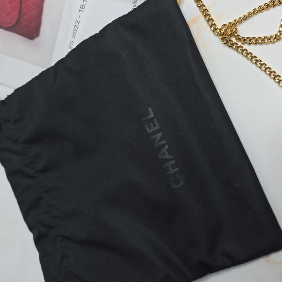 Chanel jersey pink Raspberry Micro Bag - Picture 4 of 11